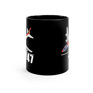BOEING 747 DESIGNED MUG Printify